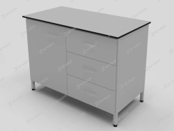 SL series laboratory table (with door and drawers)