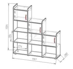 Rack for toys