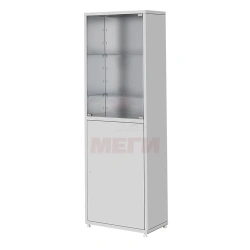 ??-01-???(???-645.02) Single-leaf two-section medical metal cupboard