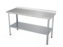 Cutting table with side SR-3-P (solid shelf)