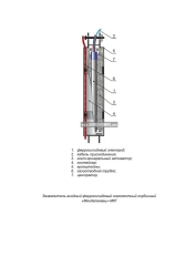 Anodic ferrosilide complete deep earthing electrode "Mendeleevets"-MKG