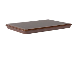End table top / TA07 1300*900*100 with leather insert TA202, art. no. MN-TOP 1309
