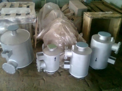 Dry type spark arrestor DN 65