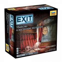 Board game "Exit Quest. Murder in the Orient Express