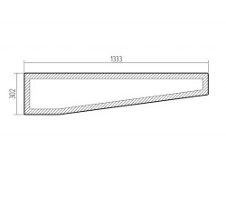 Driver's window glass 5292-5403690-10