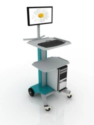 Trolley for system unit, monitor and printer, 103-002-3, 560x650x1200.
