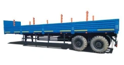 Semitrailer 588521 with axles PLANT 1201/1202-2410002, tyres KAMA