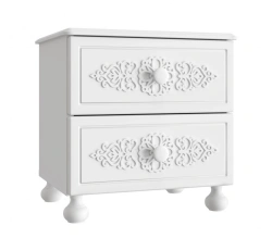 Wooden bedside tables for bedroom: Customised bedside table.