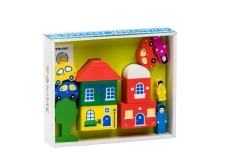 Coloured Town Green (14 pieces) construction set item 8688-4