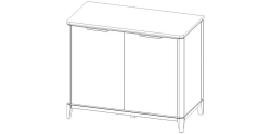 Salvador common room furniture set Chest of drawers art.K703 S01