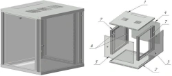 Telecommunication cabinet ??-?-12U-530x630x500-MG