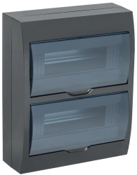 MKP12-N-24-41-K02 KREPTA 3 Plastic enclosure ShchRN-P-24 IP41 black IEK