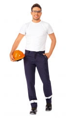 Special men's clothing for protection against static electricity, general industrial pollution and mechanical effects.