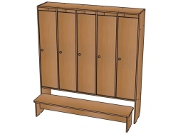 5-section cupboard with bench/ SD24