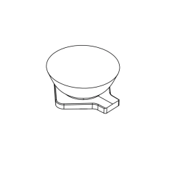 Lens for LED luminaires AMT-ART-D19-3535-45