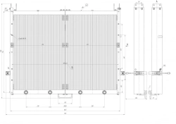 Block of oil radiators 744R3B-1013.000
