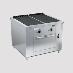 Gas cooker with closed flame PRG-IIIA-2C DS "Maxi