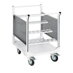 Industrial furniture, including antistatic (ESD) Viking: TTL-P, laboratory trolley with perforated walls