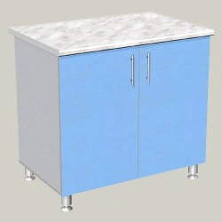 Double-door chest of drawers model TDF-3