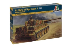 Assembled model PZ.KPFW.IV Tiger I Ausf.E tank