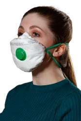 Filtering half-mask for protection against aerosols with additional protection against vapours and gases "Respirator "Lepestok-4