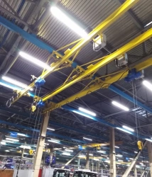 Electric suspension overhead travelling cranes