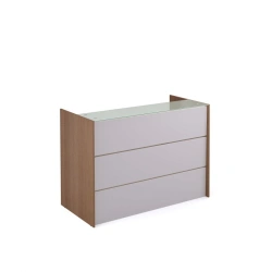 Wooden office shelving unit (rack) art. 202