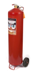 Mobile powder injection fire extinguisher OP-70(h)-AVCE-01