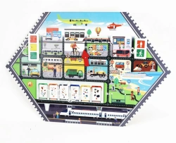 Bisiboard (didactic panel) wall-mounted DRIVER. LEARNING PROFESSIONS series