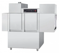 Tunnel electric dishwashing machine, capacity 2000 pcs. of plates per hour type MPT-2000l