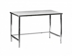 Stainless steel laboratory furniture for cleanrooms, series "Crystal LAB", Viking LAB: work table, ??