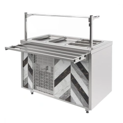 Refrigerated counter RCC12A City h=100mm, "Refettorio" trade mark