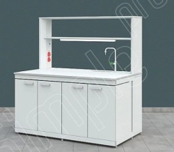 Chemistry laboratory table (with technical attachment)