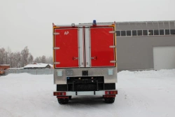 Fire hose truck AR-2 (43206), type 4344-09, modification 4344A8, on chassis Ural 43206-4151-79, 43206-4151-81