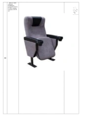 Armchair, brand "Maxim Conference", size: 550*740*1040 mm (W*H*H), seat cushion thickness 130 mm