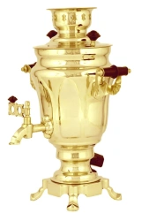 Electric samovar 1,5 litre brass