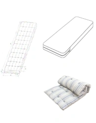 Springless mattresses in assortment