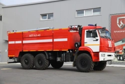 Powder fire fighting vehicle 58819H, type 58819, modification 58819H, on chassis KAMAZ-43118-A5, 43118-50.