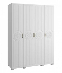 Wooden furniture for entrance hall, models: Wardrobe "Montblanc" MB-4