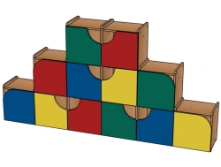 Shelving unit ''Pyramid'' / SZh77