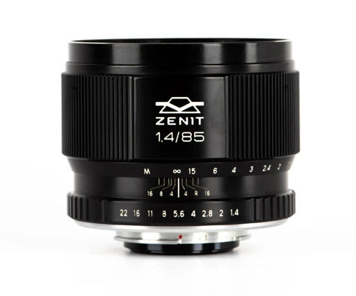 High-Aperture Photography Lens "MC Zenitar 1.4/85" for Nikon