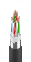 Cable for signalling and interlocking with multi-conductor cores, with water blocking materials, non-combustible grade: SBMVBepV
