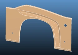 6299-401-5402502 Right rear arch panel