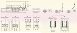 Trailer 85663E (suspension: spring suspension), with removable sides, with awning and tent frame, with container locks, with lad
