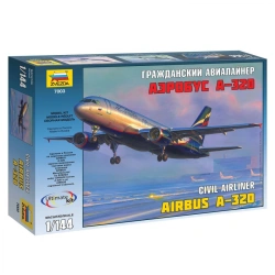 Assembled model "Passenger airliner Airbus A-320"