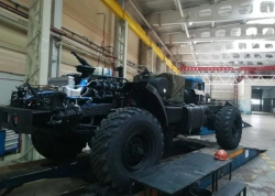 Chassis with installed engine (without cab) KAMAZ - 43502-15