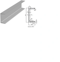 Shveller ? 20B-2 of steel 09G2SD, 12G2FD, 09G2S