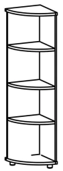 Corner cupboard 8208 Series "Galant"