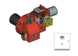 Gas block burner GBL-5,0K-MG-P