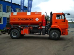 Fuel tanker ATZ-10, type TK142010 (modification 4693A5) on chassis KAMAZ KAMAZ-018/2011/TRCU-2axle-102